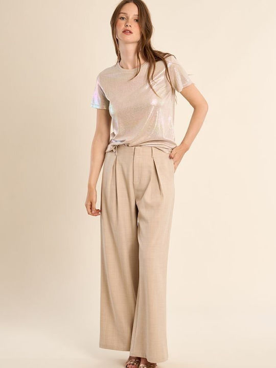 Women's T-shirt Beige