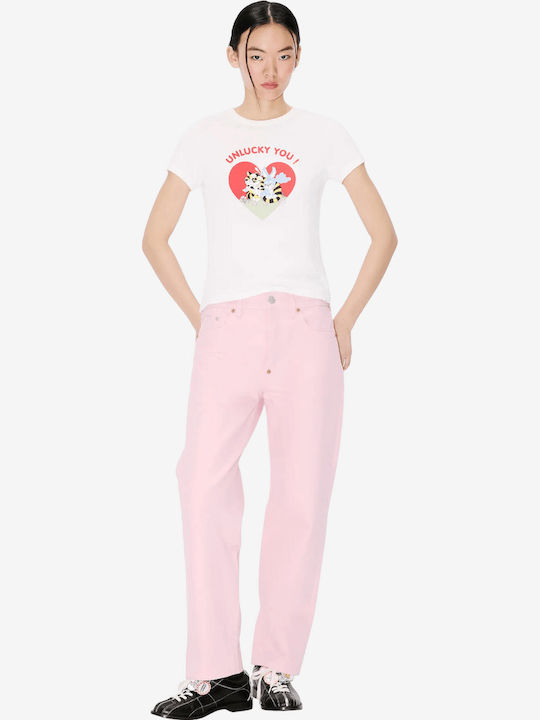 Cartoon Women's T-shirt White