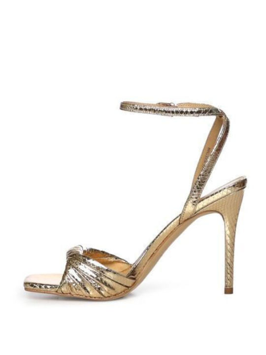 Leather Sandals Gold