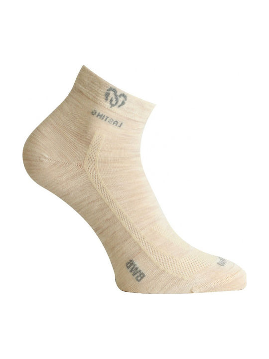 Lasting Merino Bamboo Sosete Sport Bej 1 Pereche