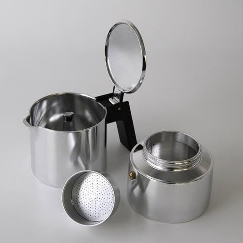 Alessi Μπρίκι Espresso 6cups Ασημί