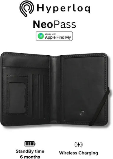Hyperloq NeoPass Compatibil Cu Apple Find My Negru