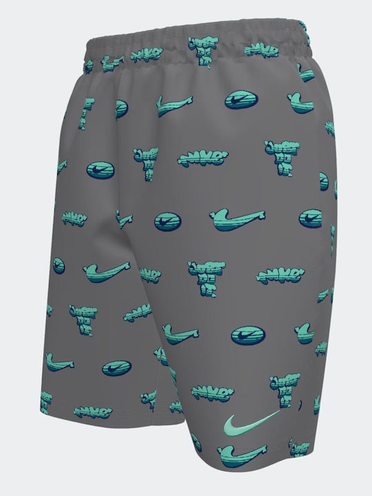 Nike Nike Kinder Badebekleidung Badeshorts Mit Lange Ärmeln Bleached Türkis