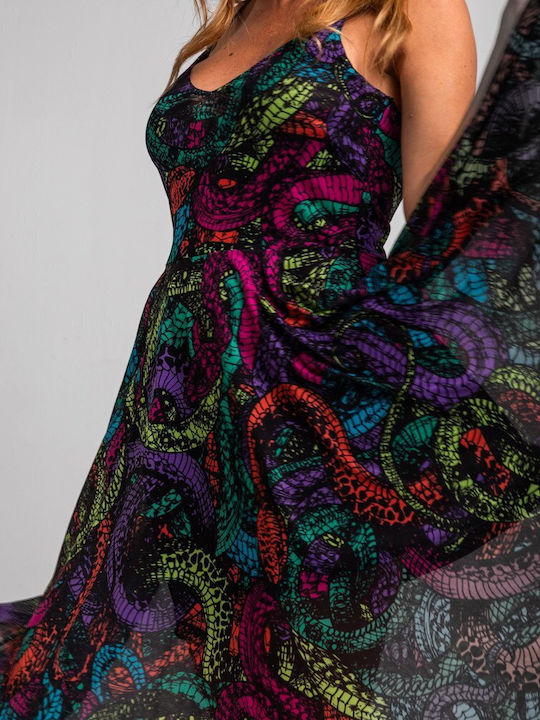 Sommer Midi Damenkleid Veneno