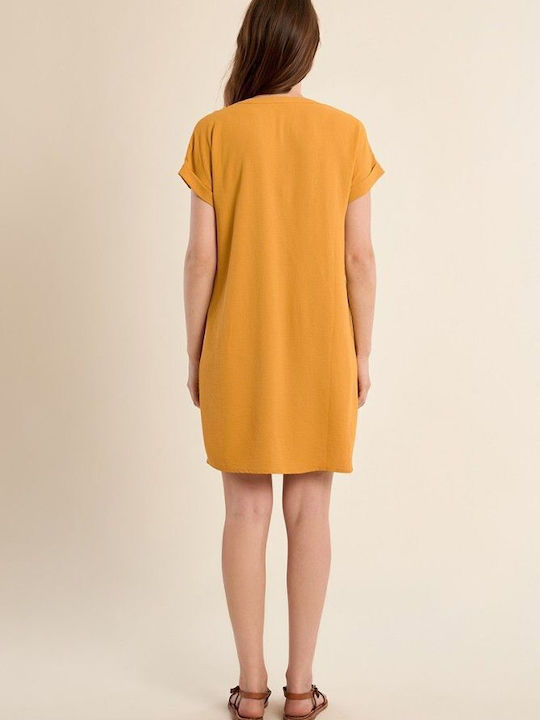 Rochie De Vară Mini Galbenă