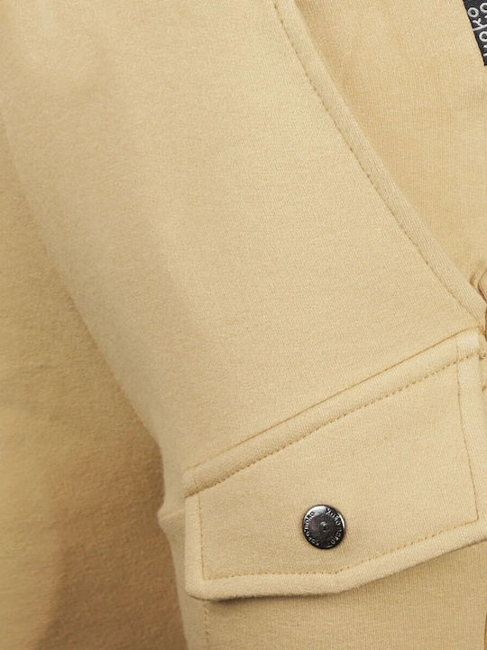 Kinder Shorts Bermudas Stoff Beige