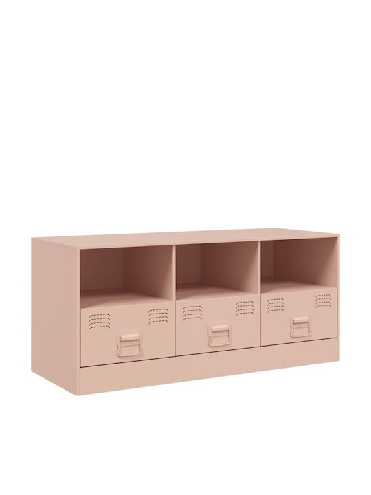 TV-Ständer Metall Rosa M99xT39xH44cm