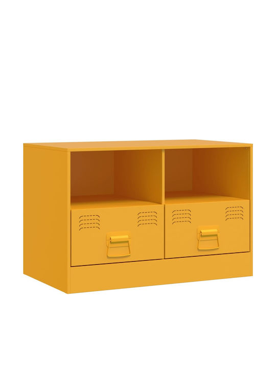 Stand TV Metalic Galben Muștar L67xA39xÎ44cm