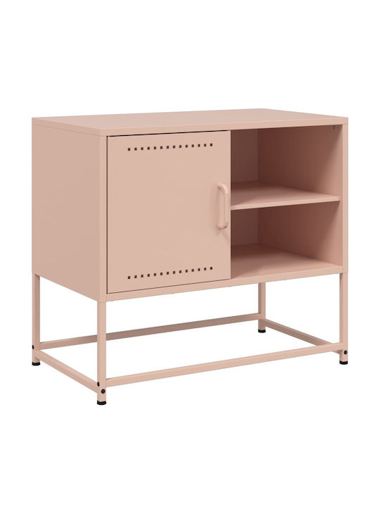 Έπιπλο Τηλεόρασης Μεταλλικό Ροζ Μ68xΠ39xΥ60.5cm