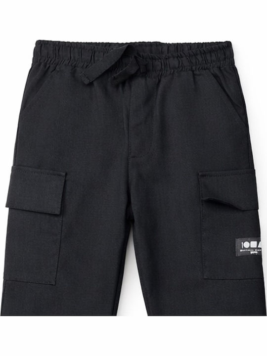 Kids Cargo Linen Trousers Mauro