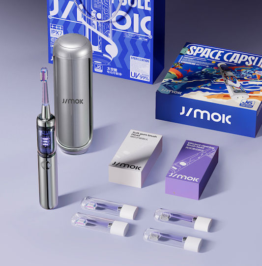 Jimok J6 Capsule Sonic Toothbrush Silver