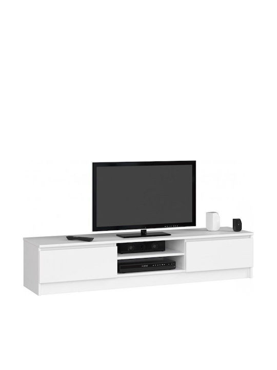 Stand TV Alb L160xA40xÎ33.4cm