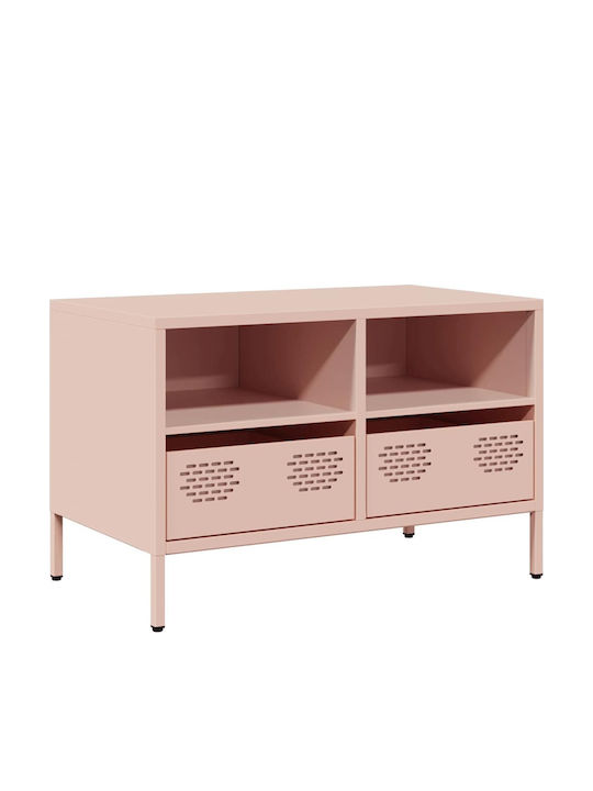 Έπιπλο Τηλεόρασης Μεταλλικό Ροζ Μ68xΠ39xΥ43.5cm