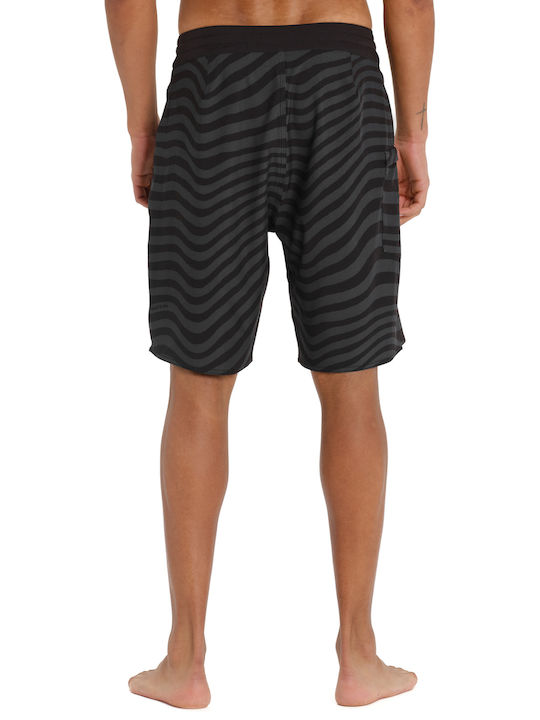 Men's Swimwear Bermuda Black with Patterns
