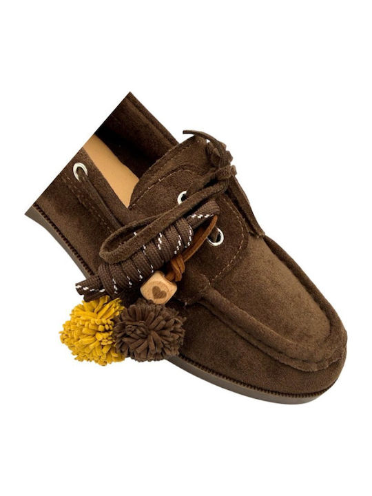 Women's Moccasins in Brown Colour