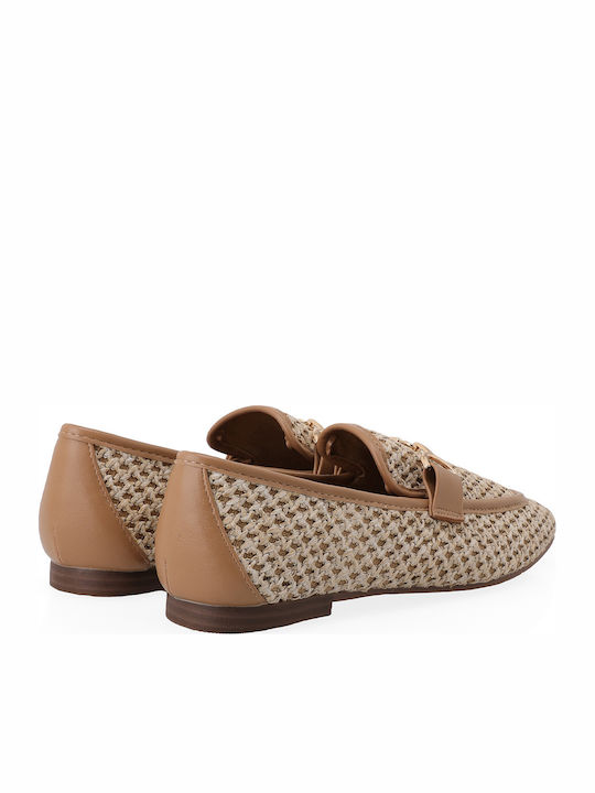 Women's Loafers in Beige Colour