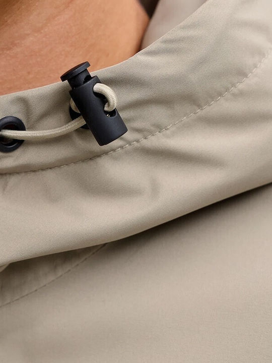 Windproof Beige Jacket