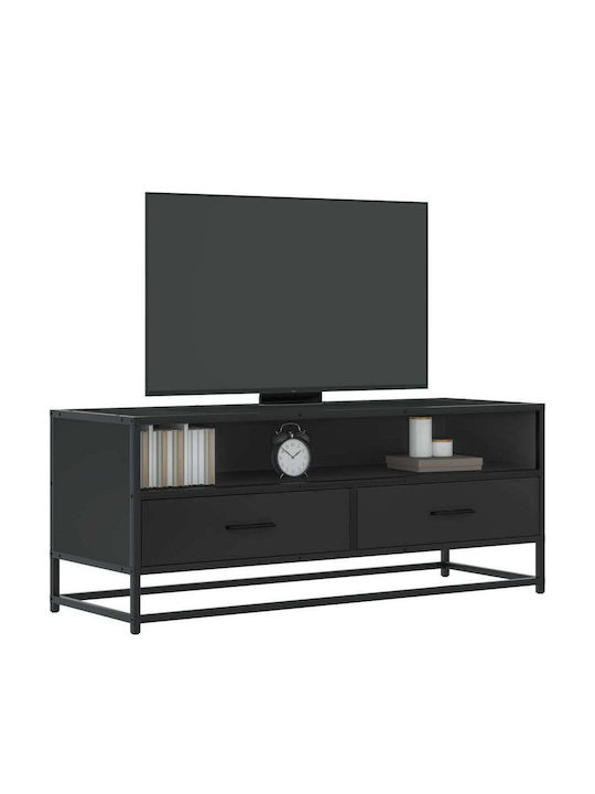 Stand TV Metalic Negru L100xA34.5xÎ40cm