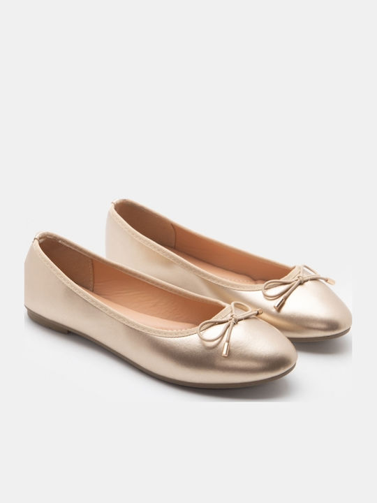 Luigi Damen Ballerinas Gold