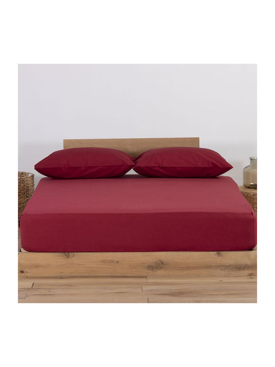 Nef-Nef Homeware Jersey Bettlaken Einzel mit Gummibettlaken 100x200+30cm 1