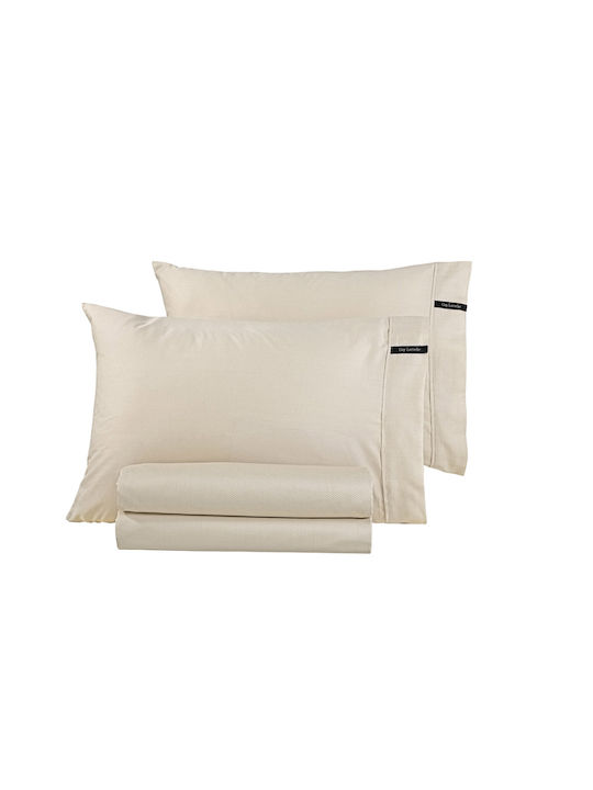 Guy Laroche Sheet Super-Double with Elastic 160x200+35cm. Minimal Natural