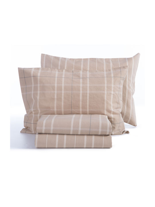 Nef-Nef Homeware Сет Чаршафи 170x270см. Highlar Маслини 3бр