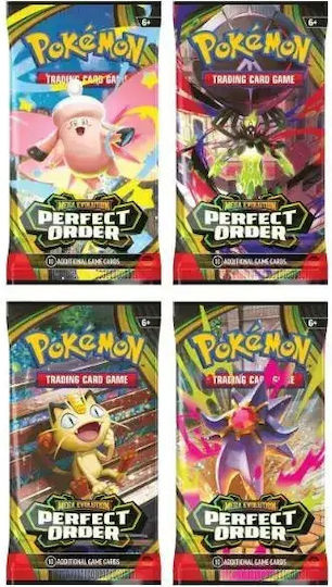 Pokemon Styles 1 Mega Evolution: Perfect Order Sword & Shield Booster Pack (EN)
