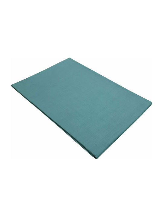 Le Blanc Sheet Double with Elastic 150x200+20cm. Petrol