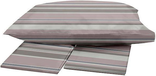 Sunshine Menta Σετ Διπλό 4τμχ 200x250εκ. Pink Sunshine Menta Σετ Διπλό 4τμχ 200x250εκ. Pink