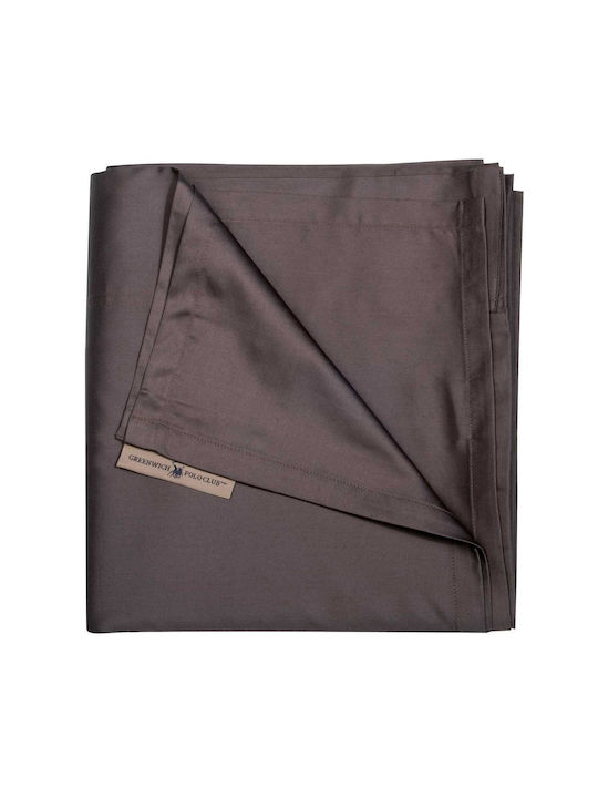 Greenwich Polo Club Bettlaken King Size mit Gummiband 180x200+35cm. 2256 Dark Grey