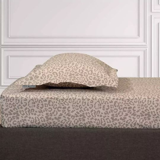 Greenwich Polo Club 2289 Ημίδιπλο 120x200+35εκ. με Λάστιχο Taupe