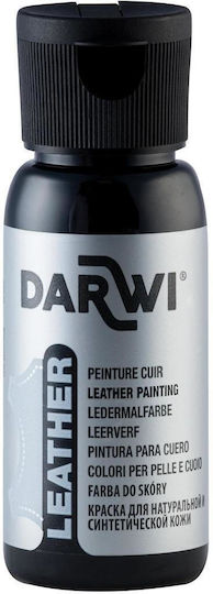 Darwi Vopsea Lichidă pentru Craft Negru pentru Piele 50ml