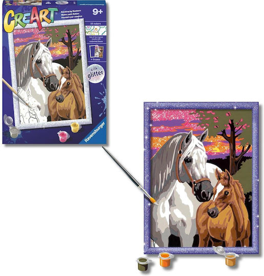 Ravensburger Creart Number Painting Set Horses