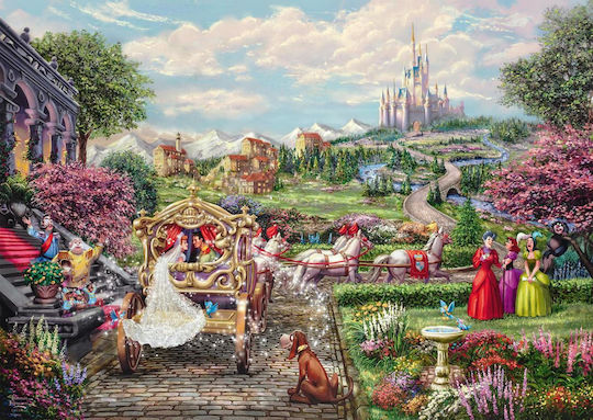 Thomas Kinkade Cinderella Disney G Puzzle 2D 1000buc