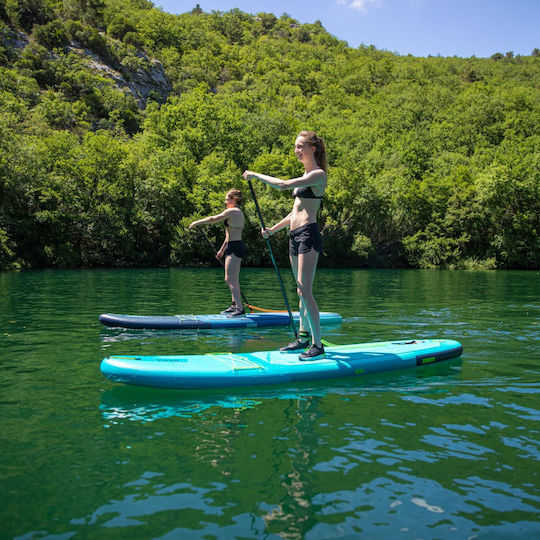 Jobe Aero Black Inflatable SUP Board with Length 3.2m Turquoise