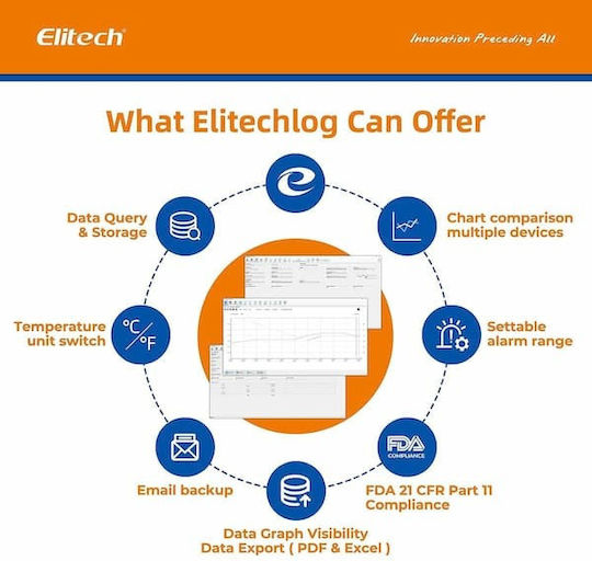 Elitech Μετρητής Θερμοκρασίας RC-51H