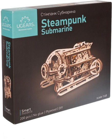 Ugears Jucărie de Construcție din Lemn Steampunk pentru Copii 3+ ani+ Ani