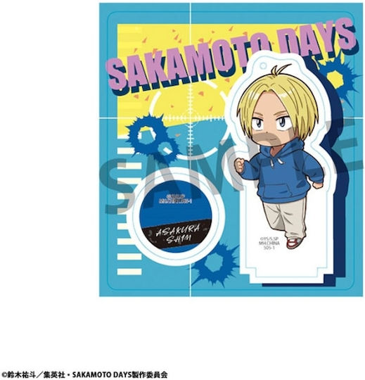 Megahouse Sakamoto Days Tokotoko Acrylic Figure Display Figure 9cm