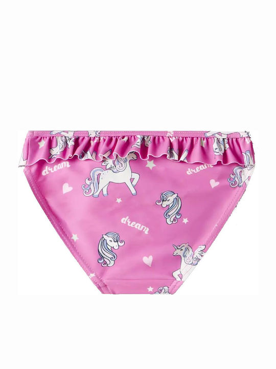 Name It Costum de Baie Slip Roz pentru Copii