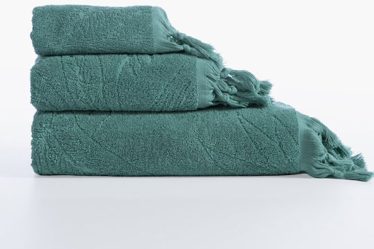 Nef-Nef Homeware Facecloth Charisma 50x90cm Blue Charisma Weight 550gsm