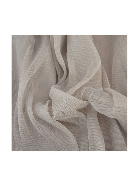 Saray Home Curtain With Beige-Pooru Pencil Pleat 140x280cm