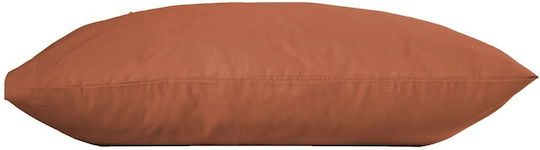 Viopros Bettlaken Super-Doppel mit Gummiband 160x200+25cm. Basic Terracotta
