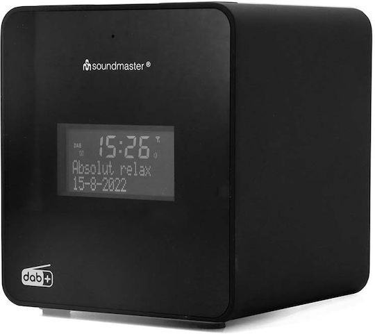 Soundmaster Tabletop Digital Clock with Alarm Clock Black UR109SW