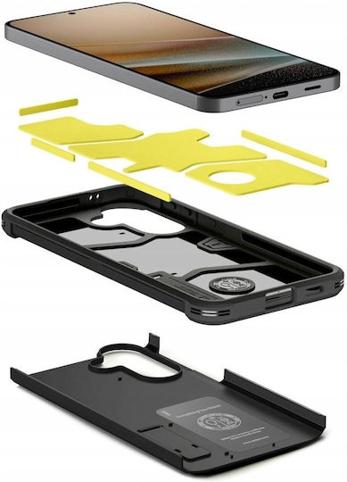 Spigen Tough Armor Back Cover Plastic / Silicone Black (Galaxy A37)