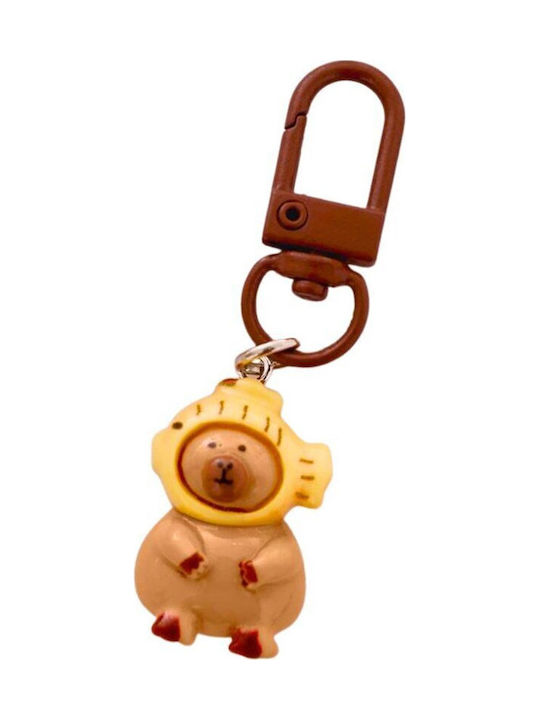 Set Mini Figurine Breloc Capybara Decorațiuni Chei 4 Bucăți