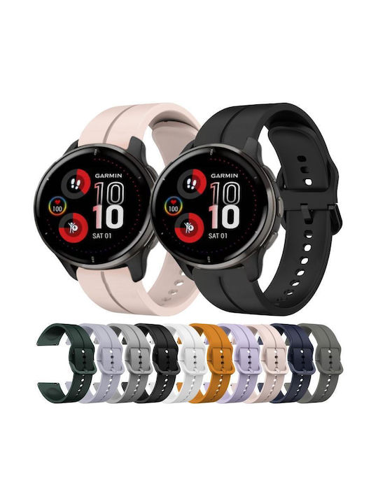 Silikon Tragbare Bänder Marineblaue Garmin Venu 2 Plus