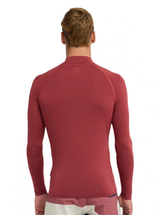 Quiksilver Everyday Men’s Long Sleeve Sun Protection Shirt Red