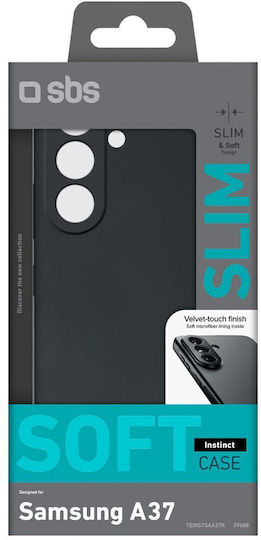 SBS Instinct Silicone Back Cover Black Galaxy A37