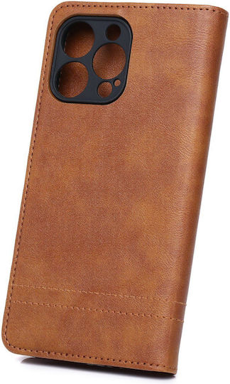 Smart Book Silicone Synthetic Leather Brown Redmi Note 15 Pro+ Poco M8 Pro