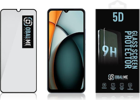 Obal:Me 2.5D 0.4mm Tempered Glass Black Compatible with Redmi A3
